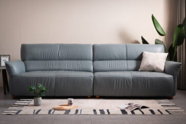 夏卡爾牛皮沙發